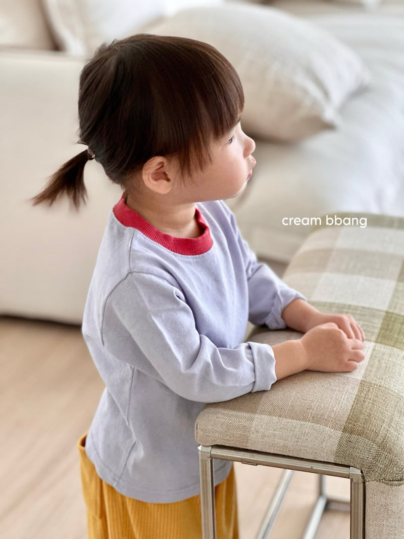 Cream Bbang - Korean Children Fashion - #childofig - Palette Color-Block Tee