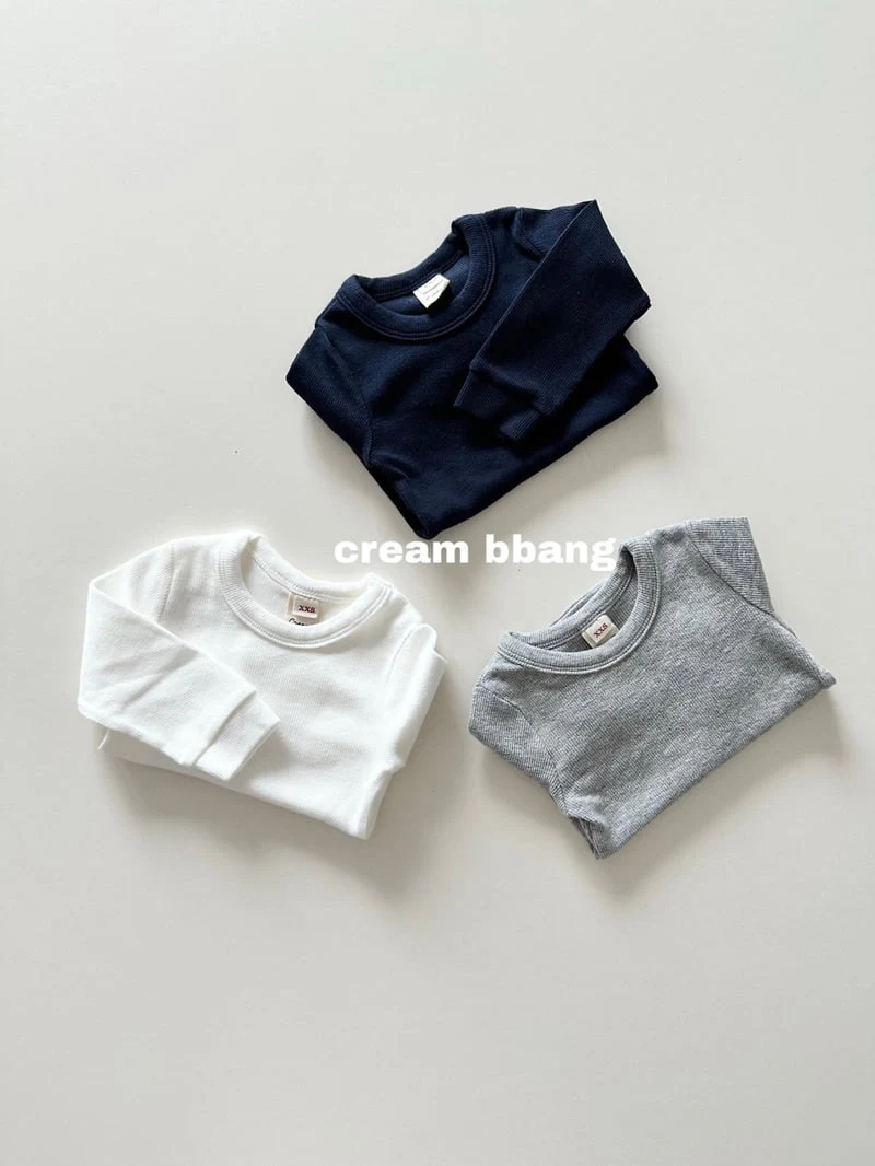 Cream Bbang - Korean Children Fashion - #childofig - Ribbed Cuff Long Sleeve Tee - 10
