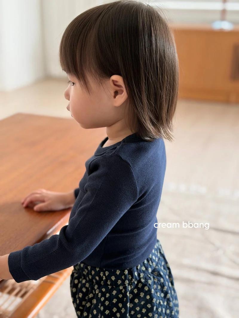 Cream Bbang - Korean Children Fashion - #childofig - Ribbed Cuff Long Sleeve Tee - 11