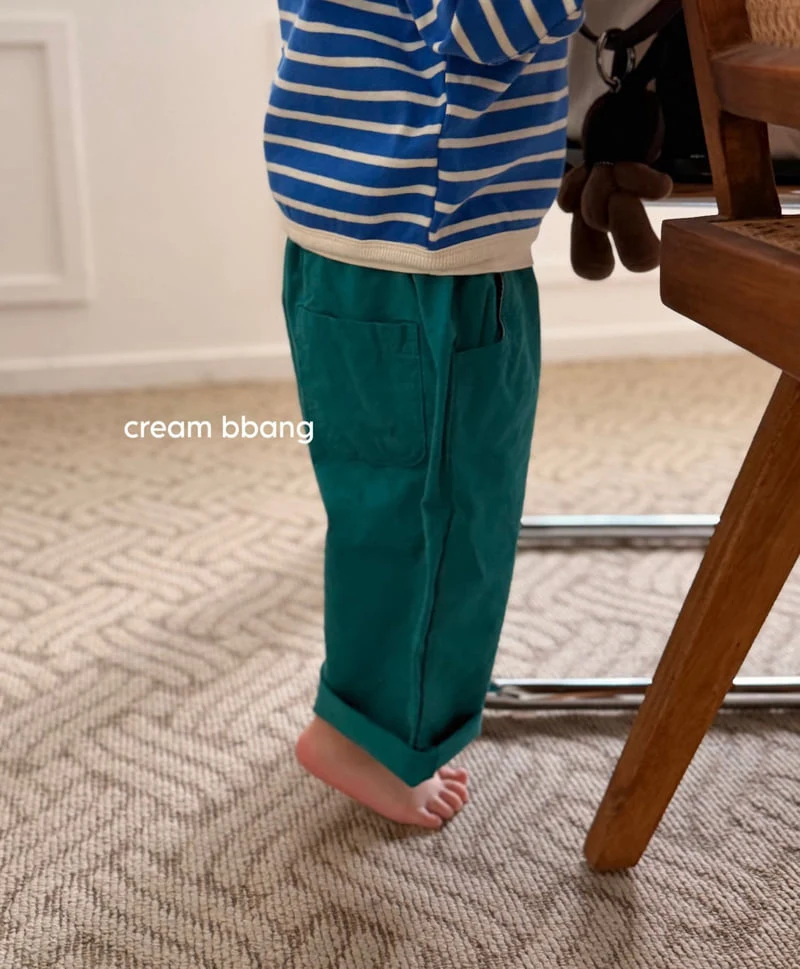 Cream Bbang - Korean Children Fashion - #childofig - Crispy Baggy Pants - 11