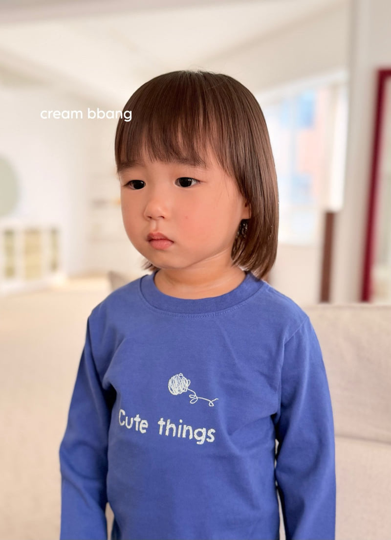 Cream Bbang - Korean Children Fashion - #childofig - Cute Single Tee - 8