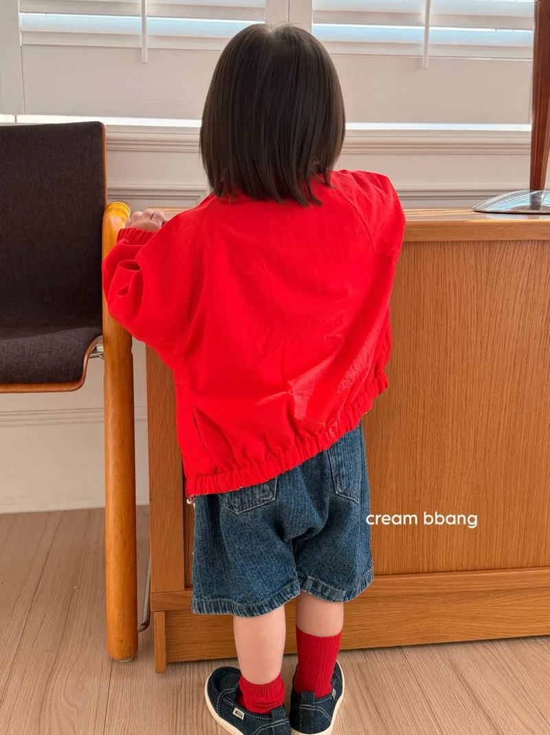 Cream Bbang - Korean Children Fashion - #childofig - Reversible Check Windbreaker - 6
