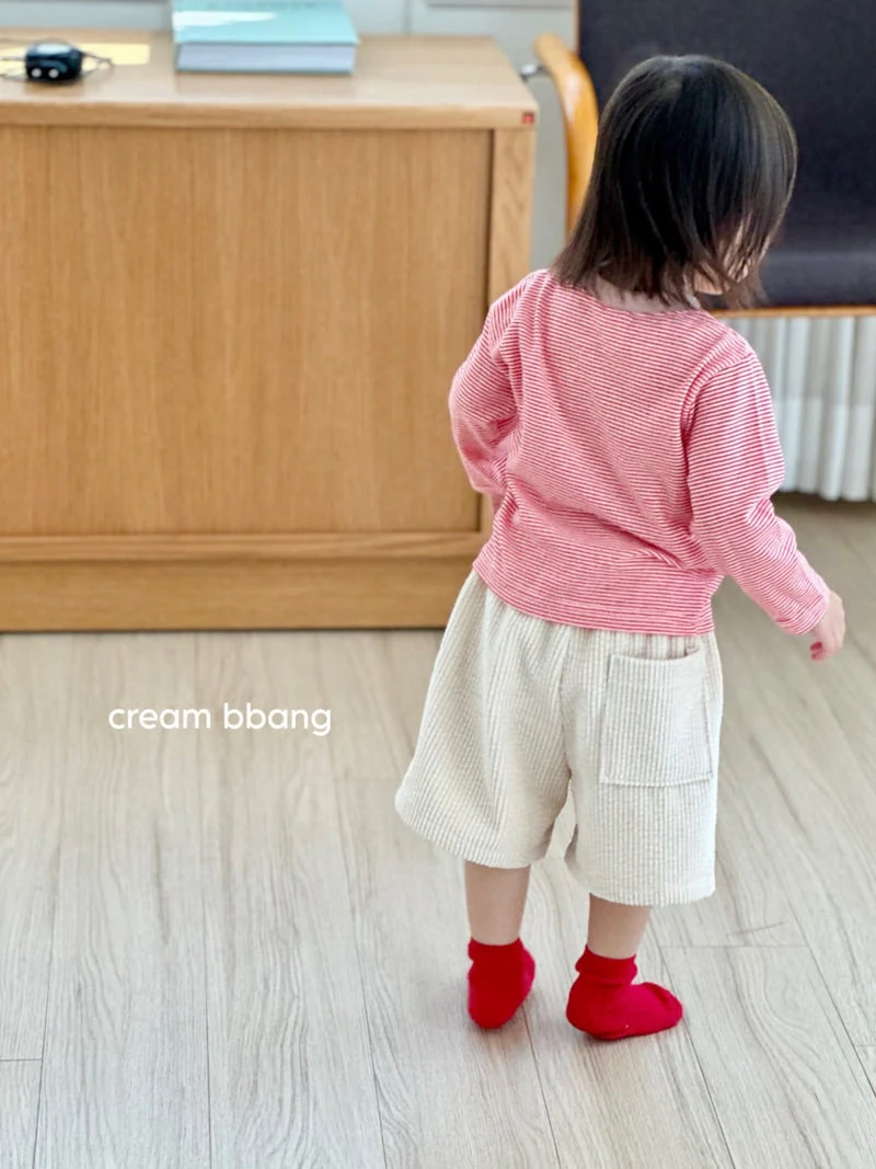 Cream Bbang - Korean Children Fashion - #childrensboutique - Cozy Stripe Knit - 3