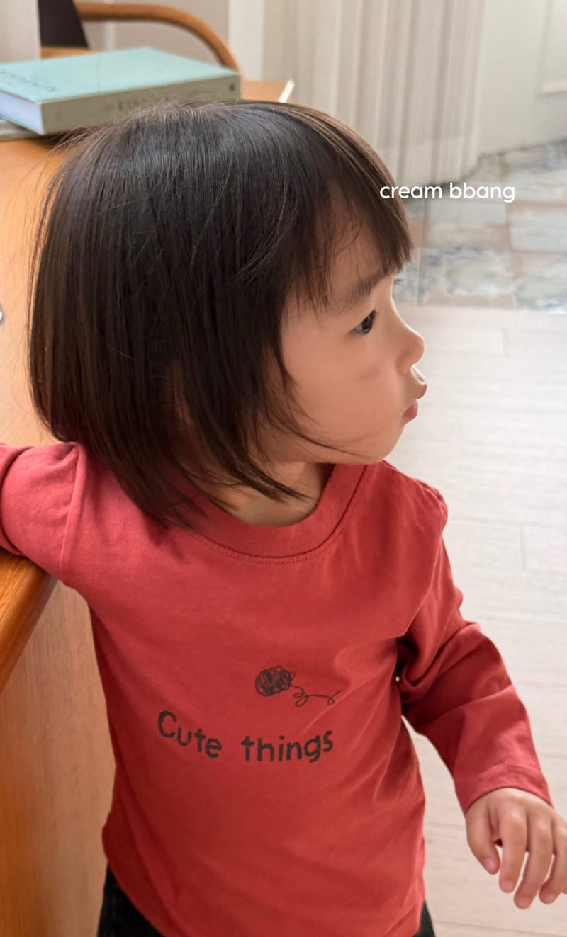 Cream Bbang - Korean Children Fashion - #childrensboutique - Cute Single Tee - 9