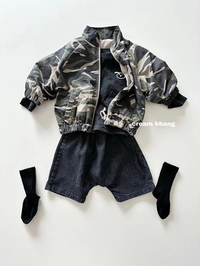 Cream Bbang - Korean Children Fashion - #childrensboutique - Camo Jacket - 6