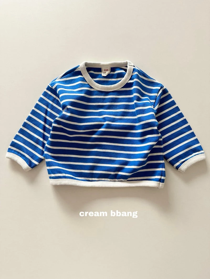 Cream Bbang - Korean Children Fashion - #designkidswear - Stripe Sweatshirt - 7