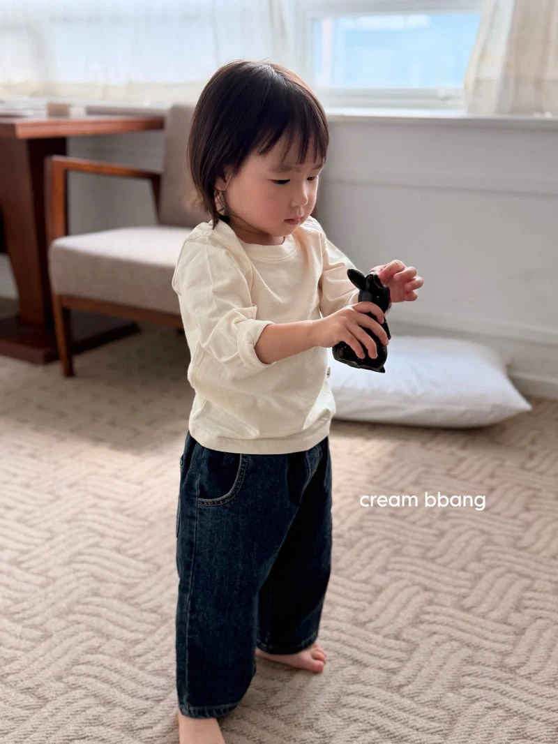 Cream Bbang - Korean Children Fashion - #designkidswear - Point Single Tee - 5