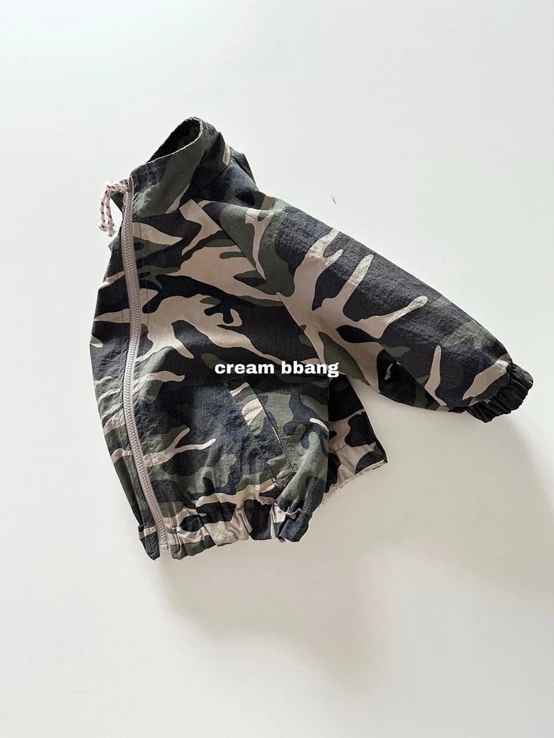 Cream Bbang - Korean Children Fashion - #designkidswear - Camo Jacket - 7