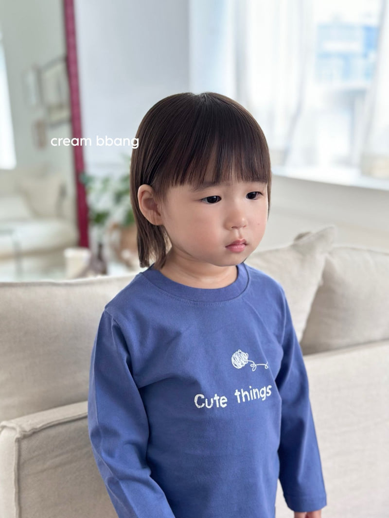 Cream Bbang - Korean Children Fashion - #discoveringself - Cute Single Tee - 11