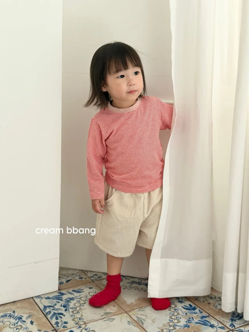 Cream Bbang - Korean Children Fashion - #fashionkids - Cozy Stripe Knit - 6