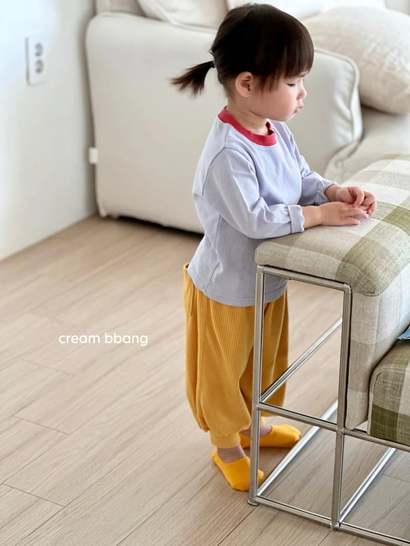 Cream Bbang - Korean Children Fashion - #fashionkids - Palette Color-Block Tee - 5