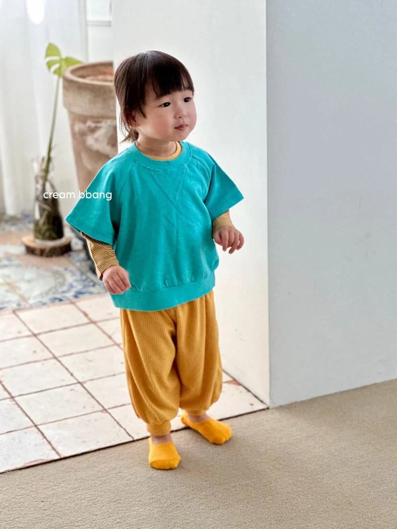Cream Bbang - Korean Children Fashion - #fashionkids - Vintage Half Sweatshirt - 3