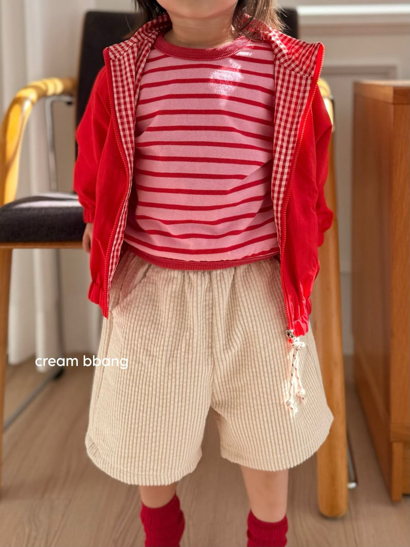 Cream Bbang - Korean Children Fashion - #fashionkids - Stripe Sweatshirt - 9