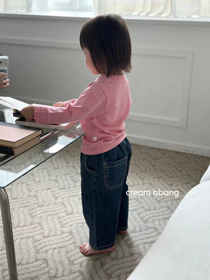 Cream Bbang - Korean Children Fashion - #fashionkids - Point Single Tee - 7