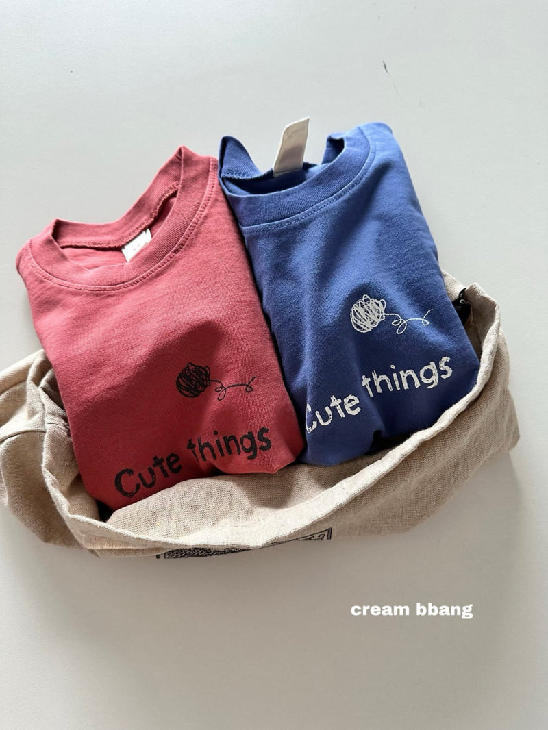 Cream Bbang - Korean Children Fashion - #fashionkids - Cute Single Tee - 12