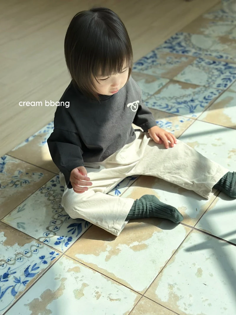 Cream Bbang - Korean Children Fashion - #fashionkids - Puppy Single Tee - 7