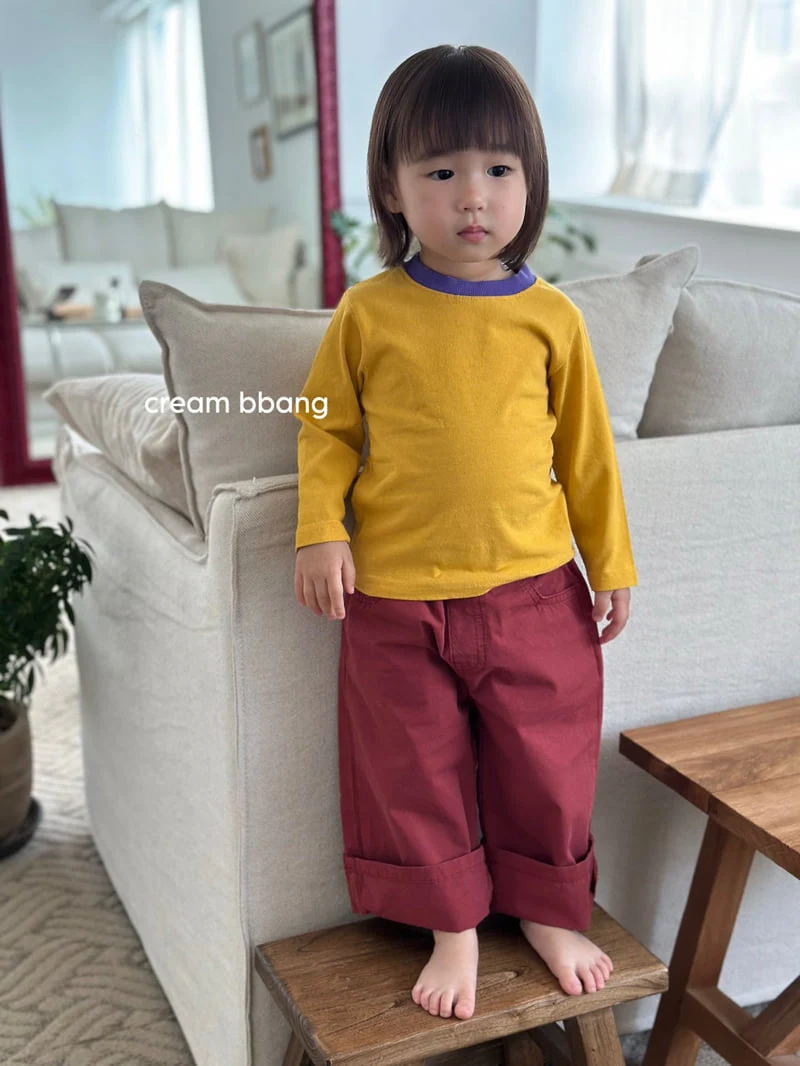 Cream Bbang - Korean Children Fashion - #kidsshorts - Wide Cotton Pants - 11