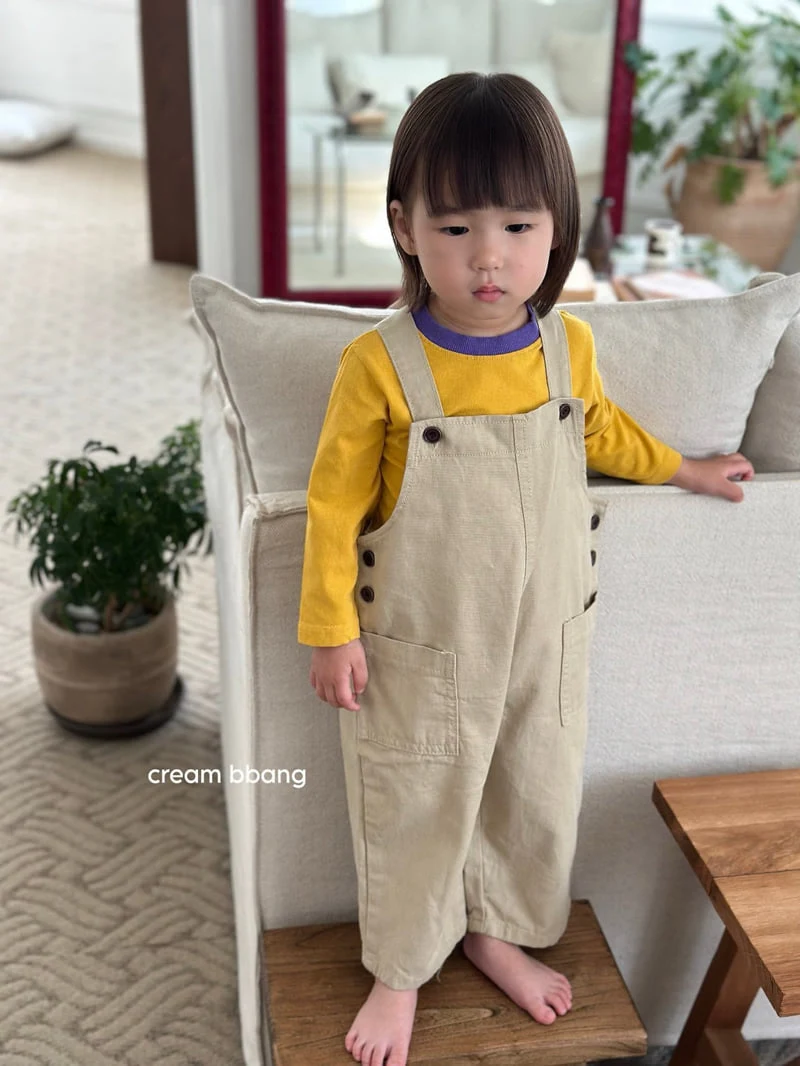 Cream Bbang - Korean Children Fashion - #kidsshorts - Palette Color-Block Tee - 6