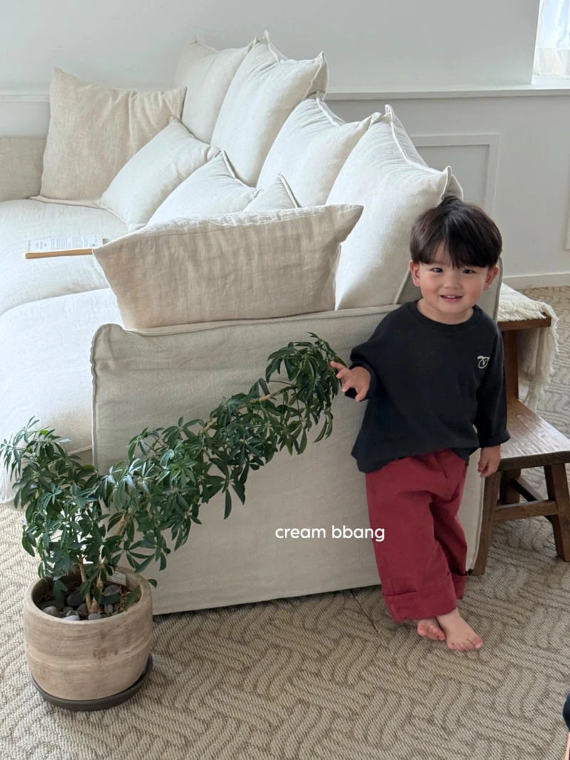 Cream Bbang - Korean Children Fashion - #kidsshorts - Puppy Single Tee - 8