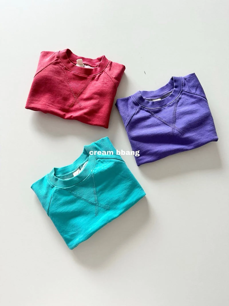 Cream Bbang - Korean Children Fashion - #kidsstore - Vintage Half Sweatshirt - 5
