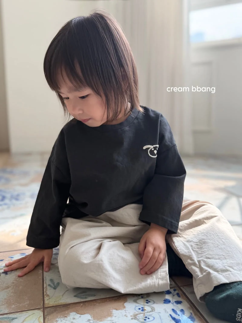 Cream Bbang - Korean Children Fashion - #kidsstore - Puppy Single Tee - 9