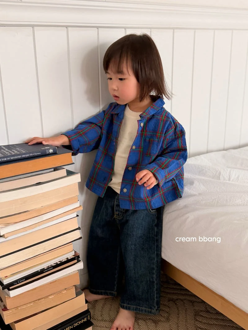 Cream Bbang - Korean Children Fashion - #kidzfashiontrend - Antique Check Shirt - 10