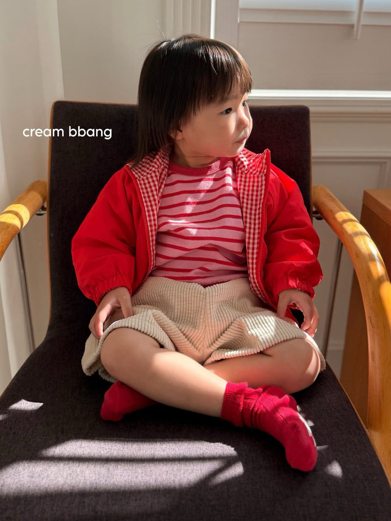 Cream Bbang - Korean Children Fashion - #kidzfashiontrend - Stripe Sweatshirt - 12
