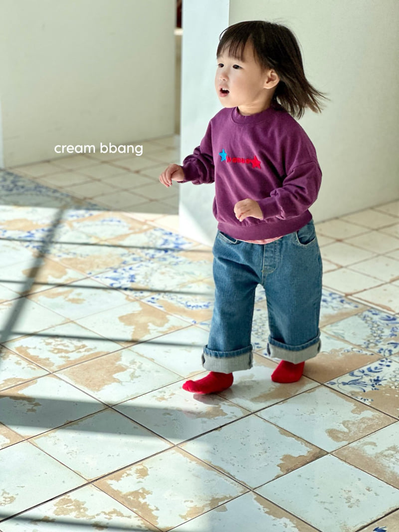 Cream Bbang - Korean Children Fashion - #kidzfashiontrend - Avenue Embroidery Sweatshirt - 6