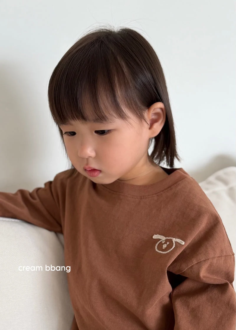 Cream Bbang - Korean Children Fashion - #kidzfashiontrend - Puppy Single Tee - 10