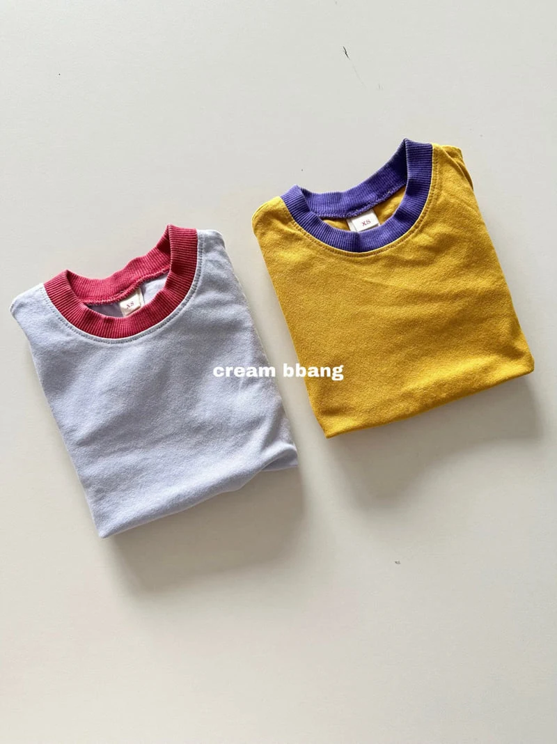 Cream Bbang - Korean Children Fashion - #littlefashionista - Palette Color-Block Tee - 10