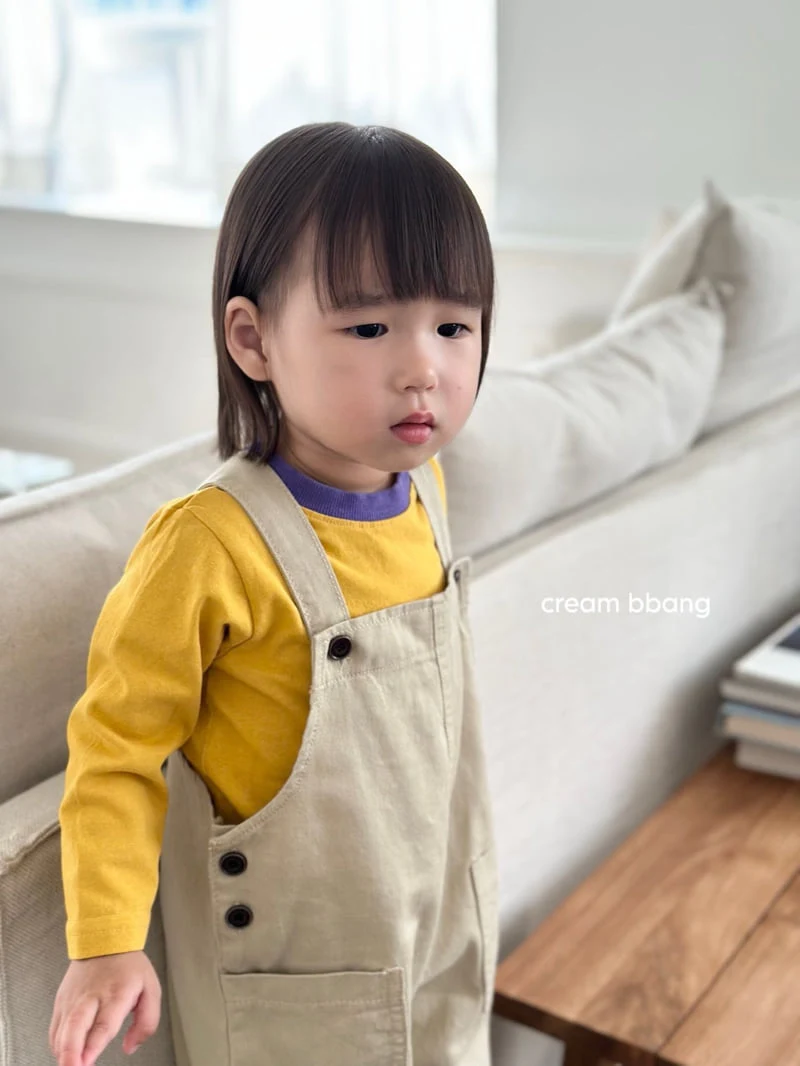 Cream Bbang - Korean Children Fashion - #magicofchildhood - Palette Color-Block Tee - 11