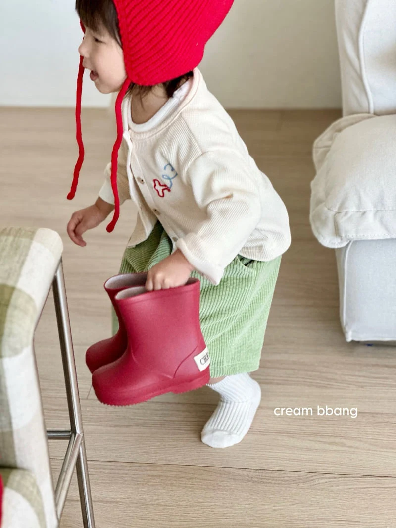 Cream Bbang - Korean Children Fashion - #magicofchildhood - Flying Waffle Cardigan - 10