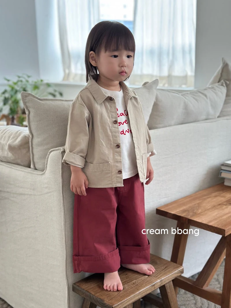 Cream Bbang - Korean Children Fashion - #magicofchildhood - Simple Cotton Jacket - 8