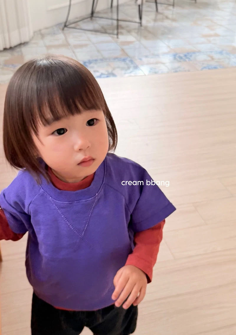 Cream Bbang - Korean Children Fashion - #minifashionista - Vintage Half Sweatshirt - 10