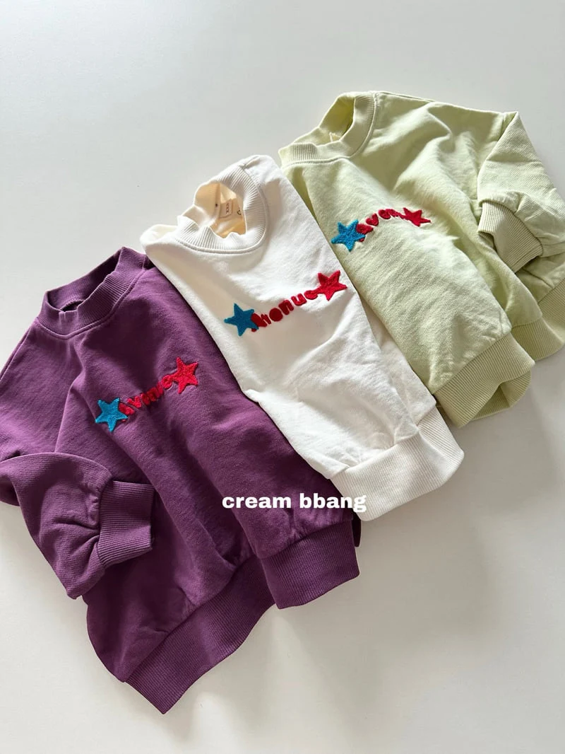 Cream Bbang - Korean Children Fashion - #minifashionista - Avenue Embroidery Sweatshirt - 10