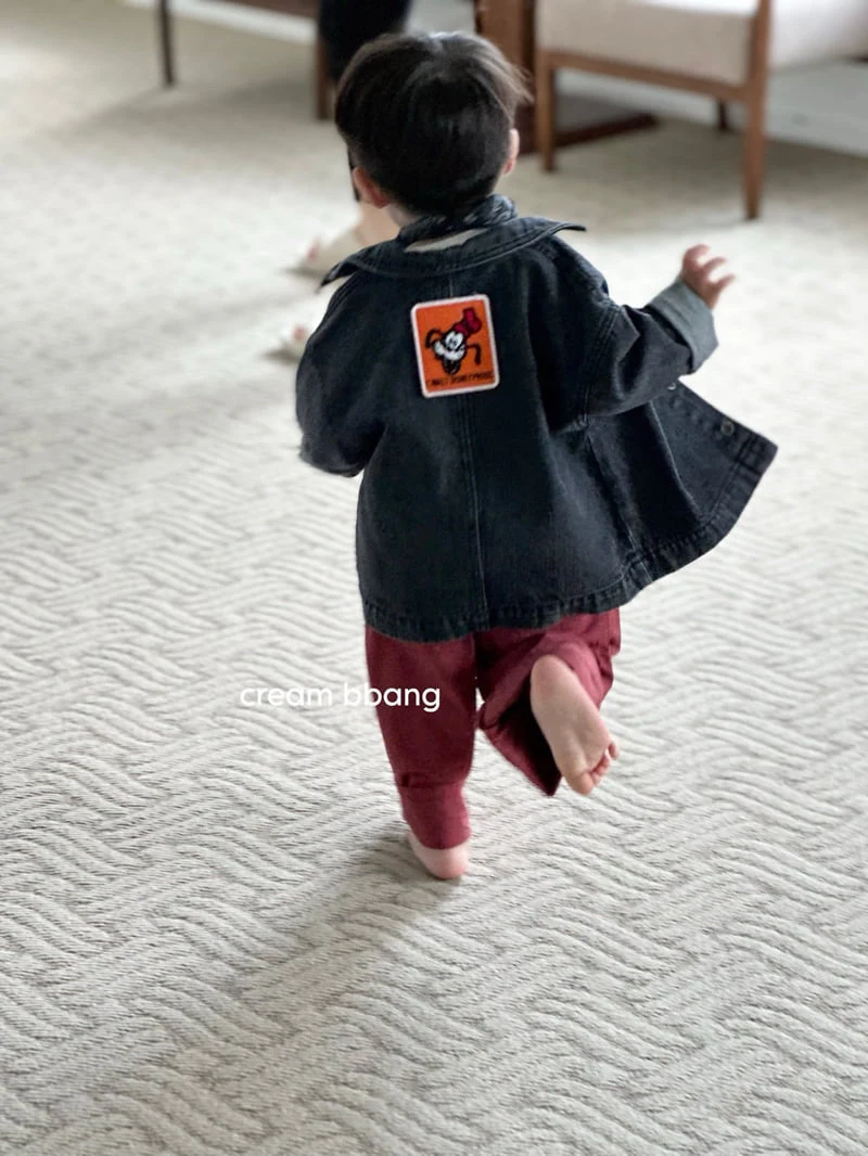 Cream Bbang - Korean Children Fashion - #prettylittlegirls - Puppy Denim Jacket - 10