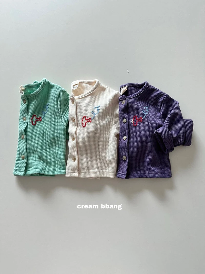 Cream Bbang - Korean Children Fashion - #prettylittlegirls - Flying Waffle Cardigan - 12