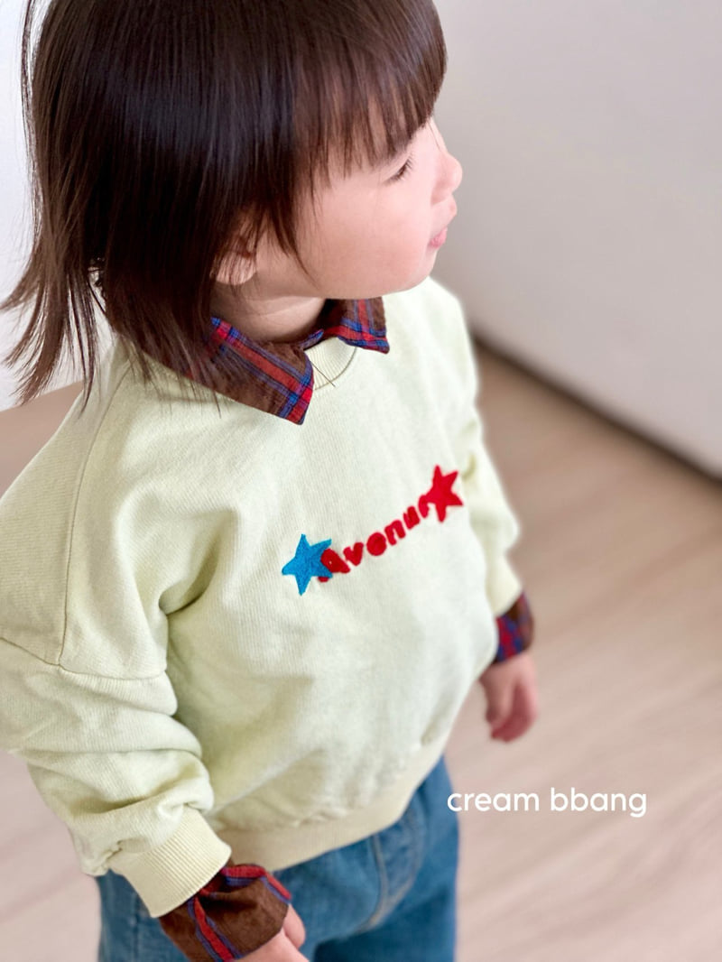 Cream Bbang - Korean Children Fashion - #prettylittlegirls - Avenue Embroidery Sweatshirt - 11
