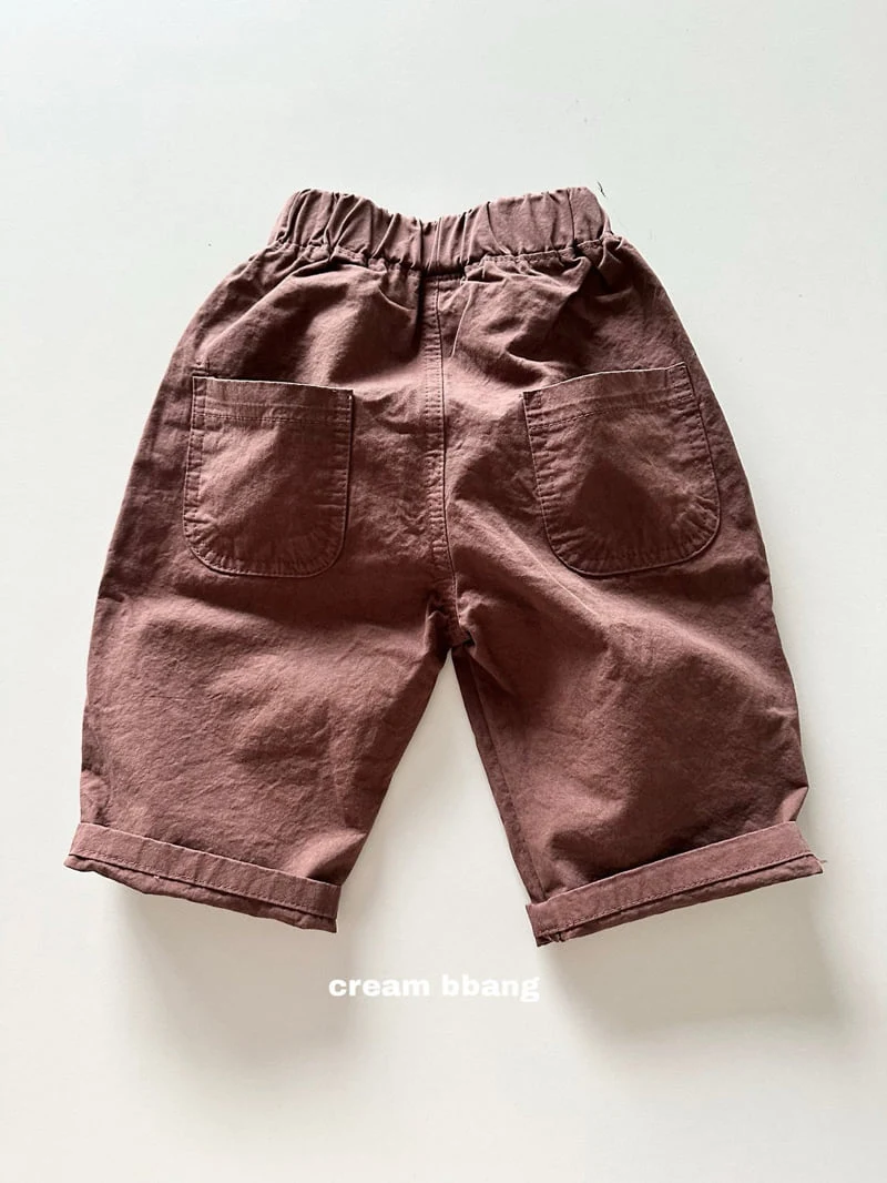 Cream Bbang - Korean Children Fashion - #prettylittlegirls - Crispy Baggy Pants - 7
