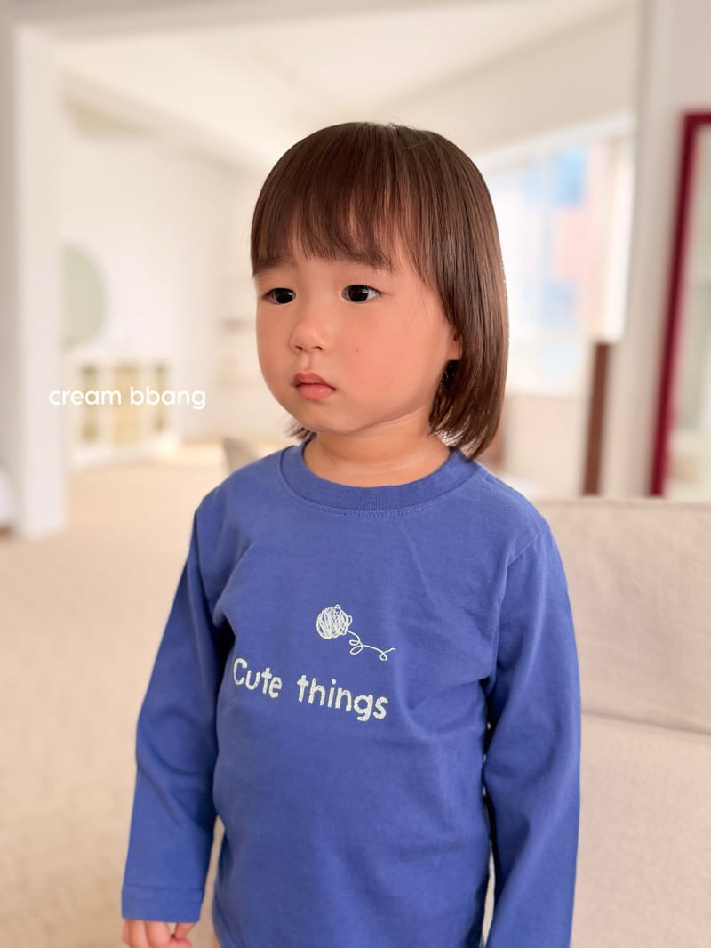 Cream Bbang - Korean Children Fashion - #minifashionista - Cute Single Tee - 4