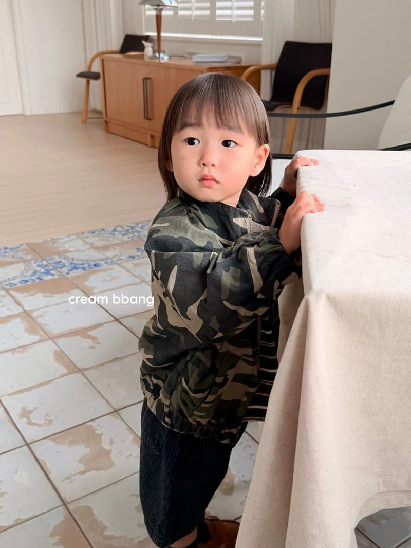 Cream Bbang - Korean Children Fashion - #prettylittlegirls - Camo Jacket