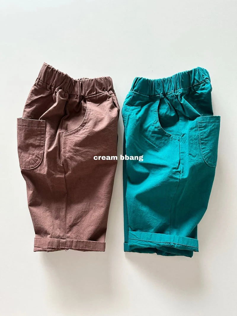 Cream Bbang - Korean Children Fashion - #stylishchildhood - Crispy Baggy Pants - 10