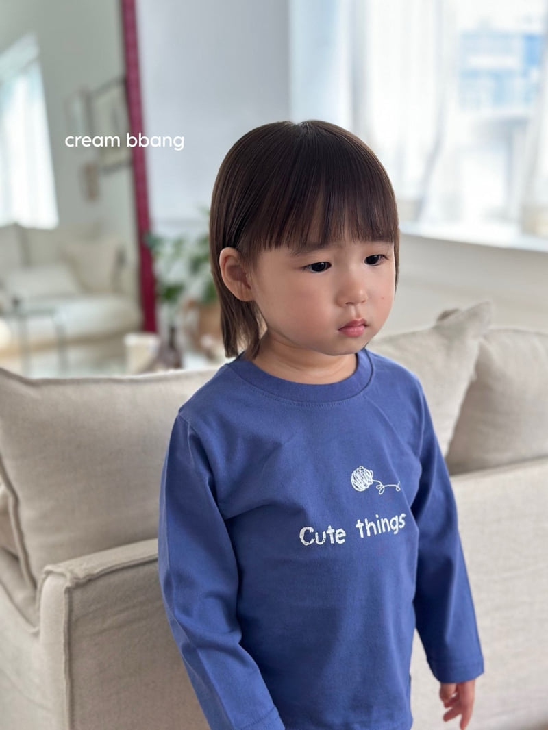 Cream Bbang - Korean Children Fashion - #stylishchildhood - Cute Single Tee - 7