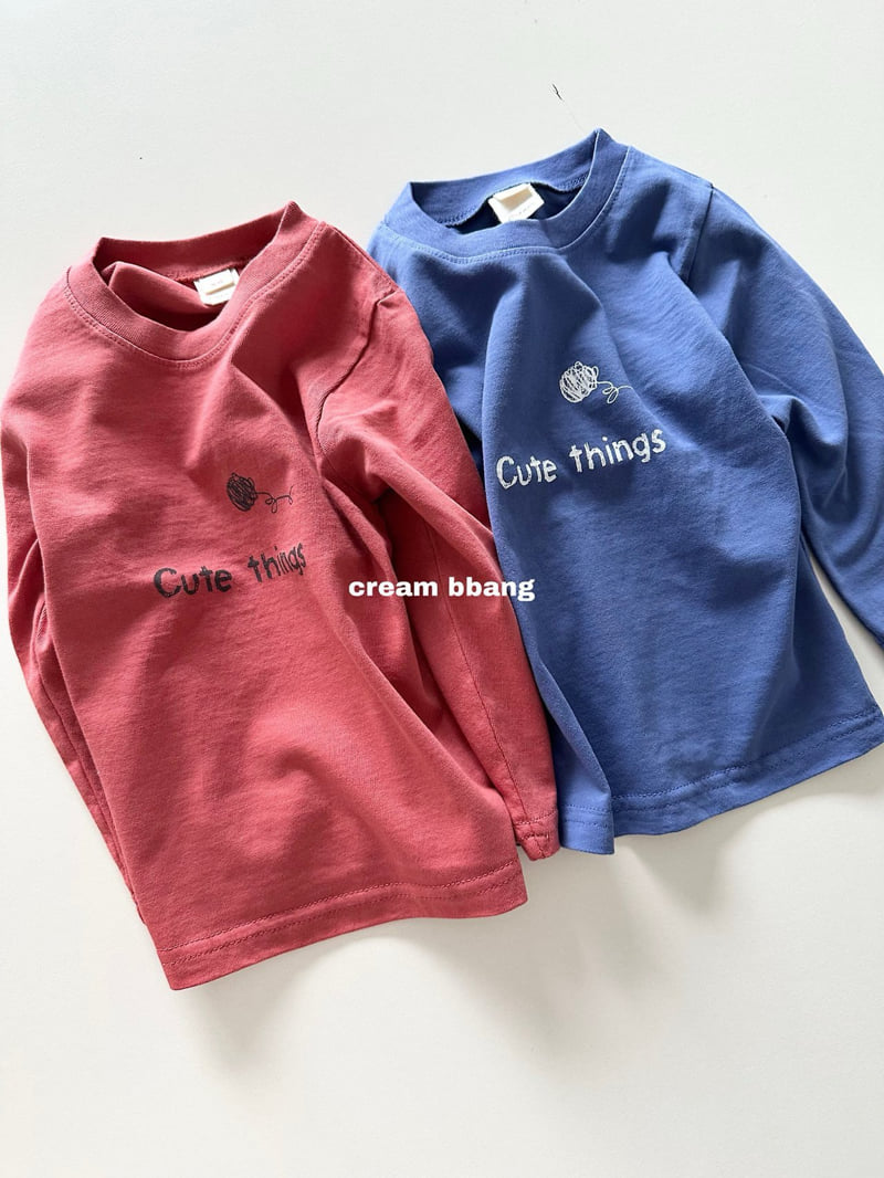 Cream Bbang - Korean Children Fashion - #todddlerfashion - Cute Single Tee - 5