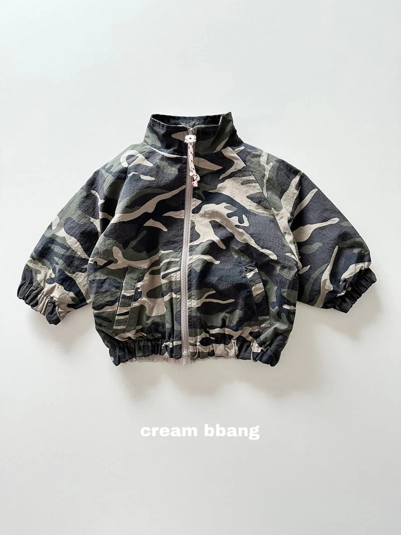 Cream Bbang - Korean Children Fashion - #toddlerclothing - Camo Jacket - 3