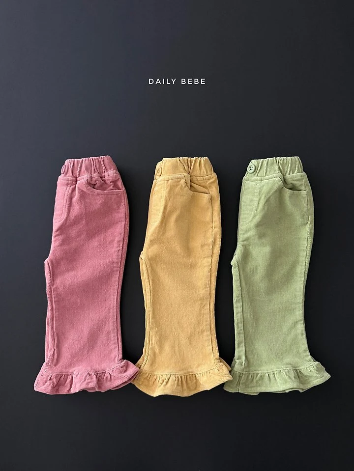 Daily Bebe - Korean Children Fashion - #Kfashion4kids - Golden Bootcut Pants