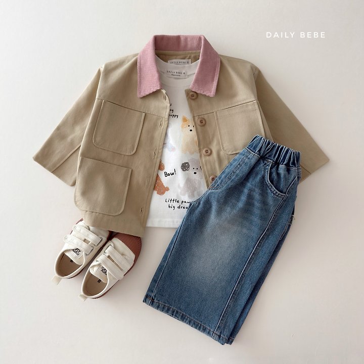 Daily Bebe - Korean Children Fashion - #childofig - Work Jacket - 5