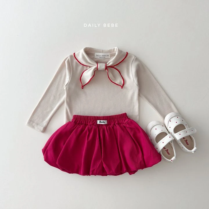 Daily Bebe - Korean Children Fashion - #stylishchildhood - Scarf Tee - 4