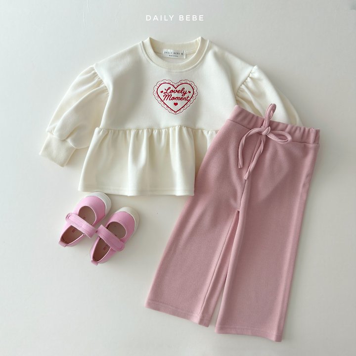 Daily Bebe - Korean Children Fashion - #childofig - Lovely Moment Tee - 10