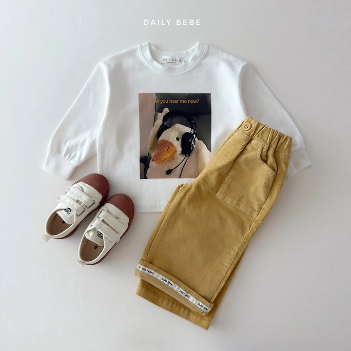 Daily Bebe - Korean Children Fashion - #childofig - Golden Wide Pants - 11